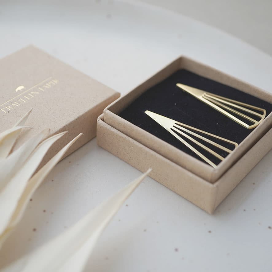 Tilda Zeitlos | Nachhaltige Ringe | Fan Ohrstecker