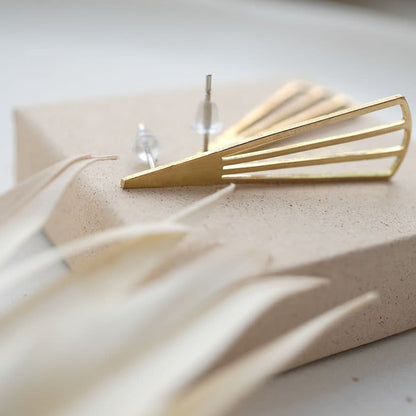 Tilda Zeitlos | Nachhaltige Ringe | Fan Ohrstecker