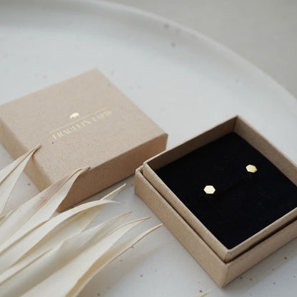 Tilda Zeitlos | Nachhaltige Ringe | Hexagon Ohrstecker