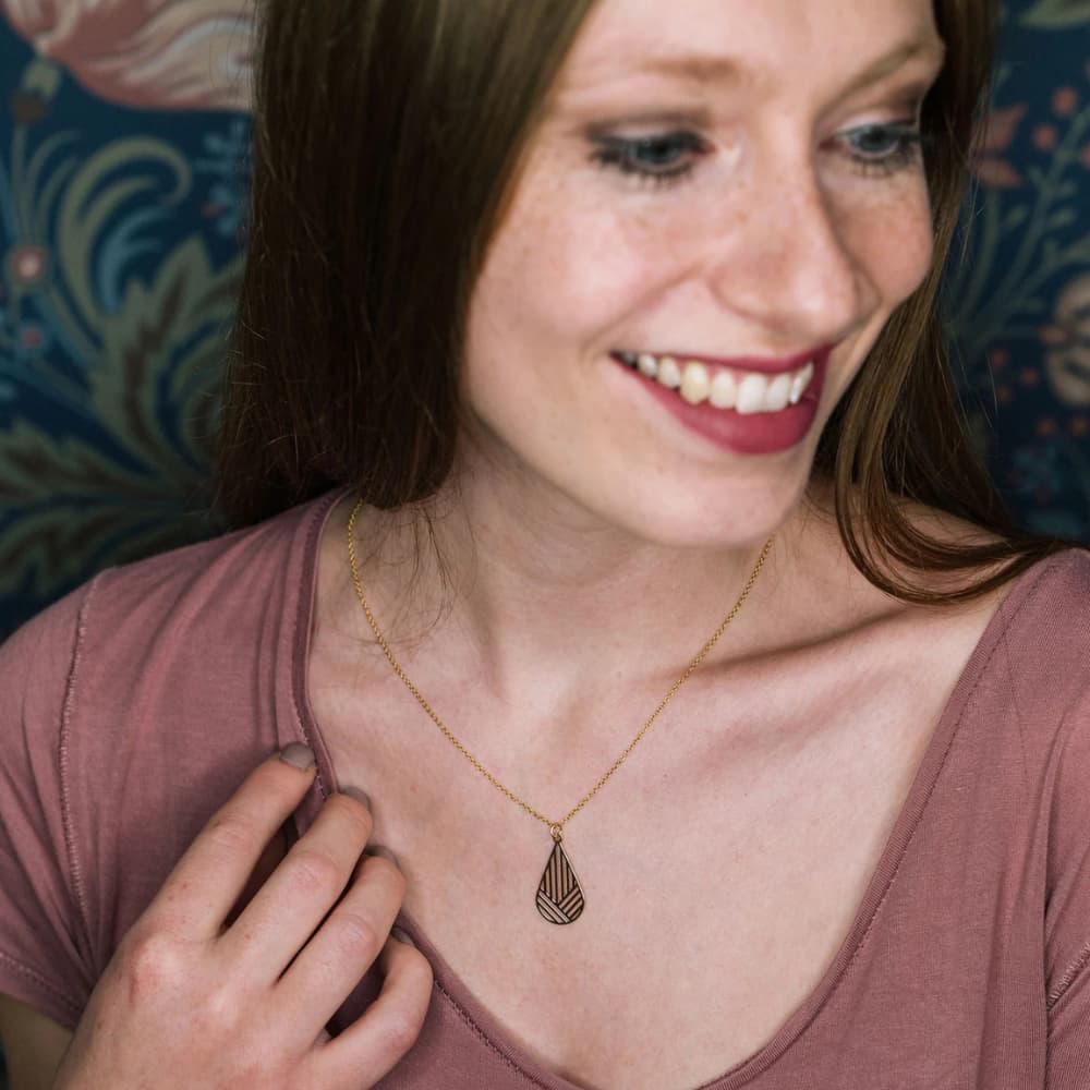 Tilda Zeitlos | Nachhaltige Halsketten | Tropfen Halskette